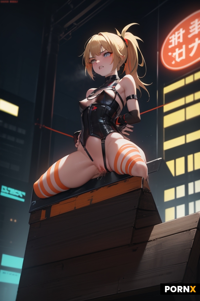 1 cyberpunk woman