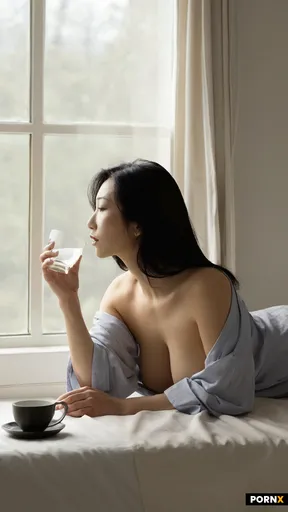Japanese negative film aesthetics: a tranquil indoor corner