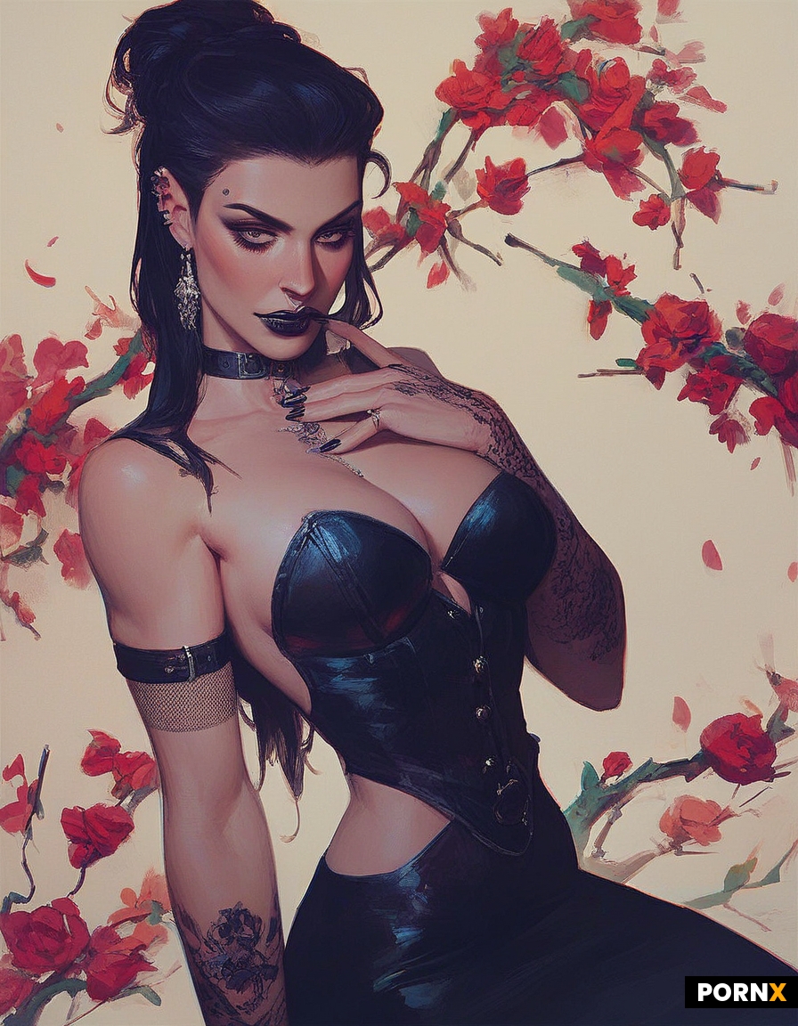 20 year old female Goth science teacher seducing nerdy male