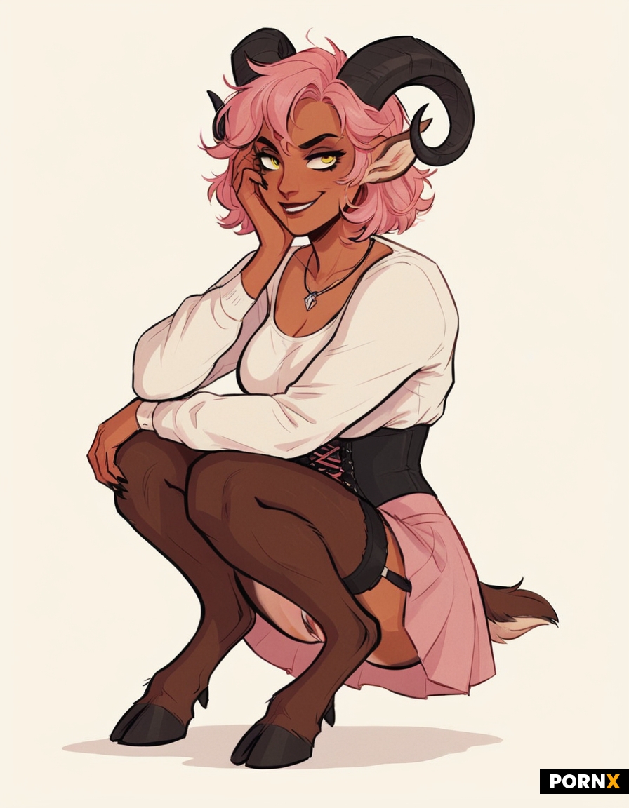 fully curled ram horns