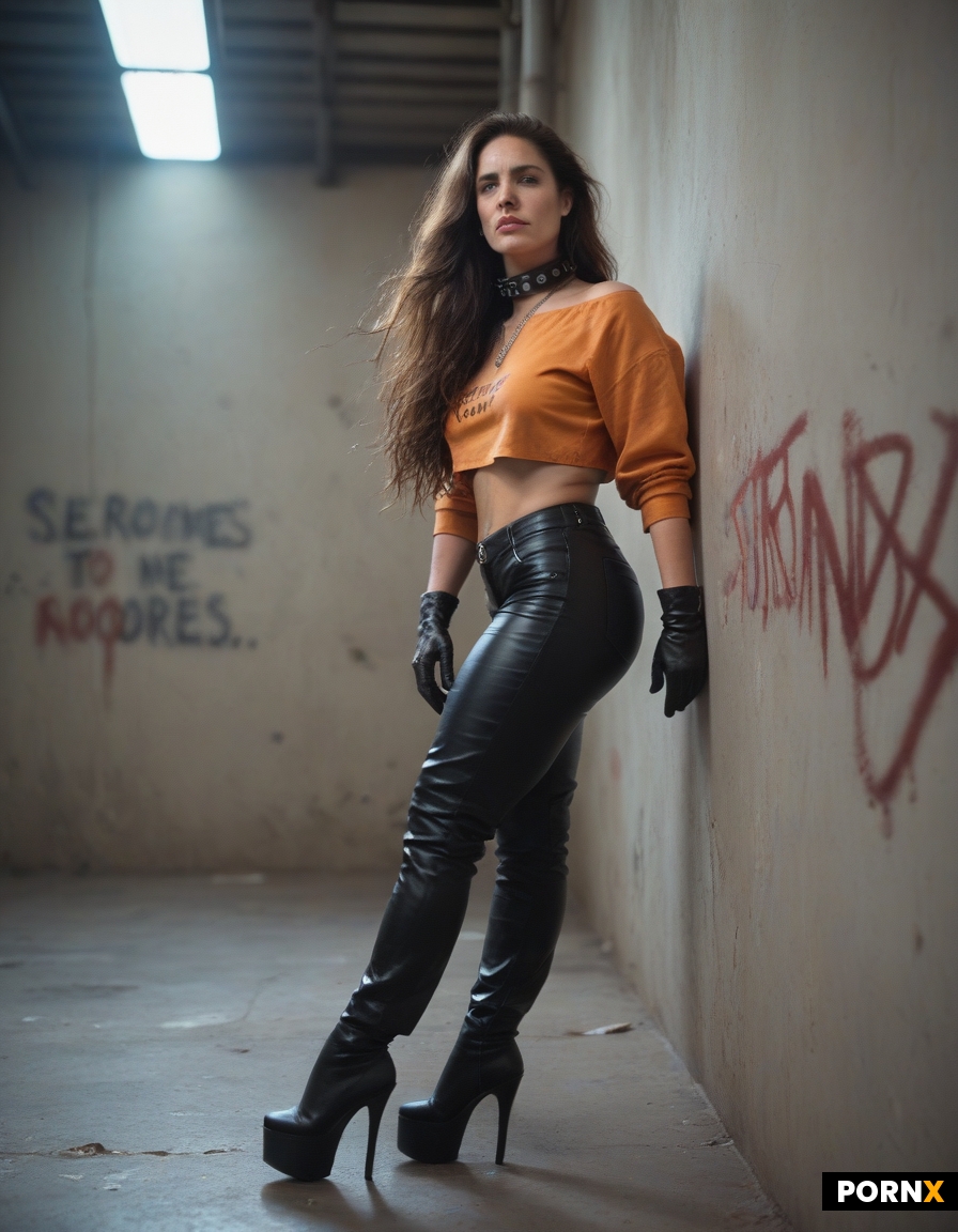 Ultra-realistic wide-angle cinematic DSLR shot of beautiful Latina woman