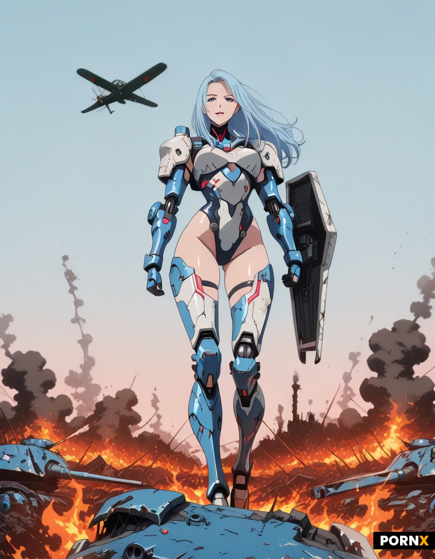 japanese mecha style woman
