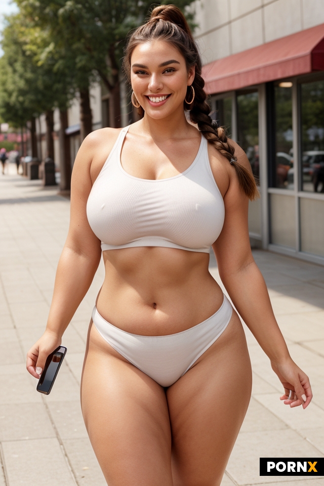 plus-size woman