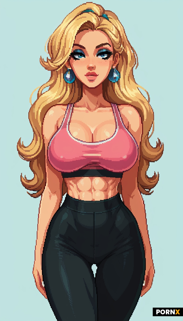 blonde hair