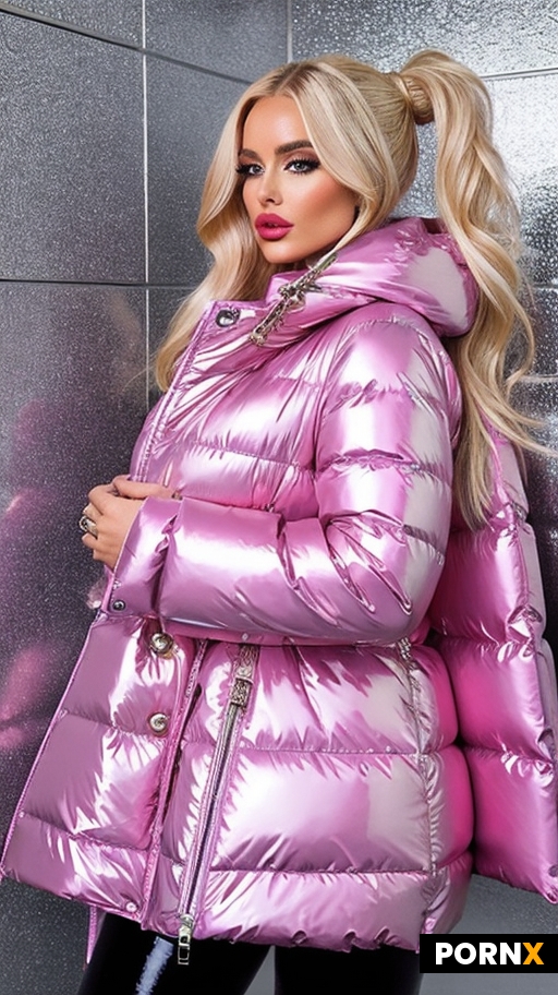 A rich and luxurious blonde Barbie like woman with big tits and massive Botox filled lips