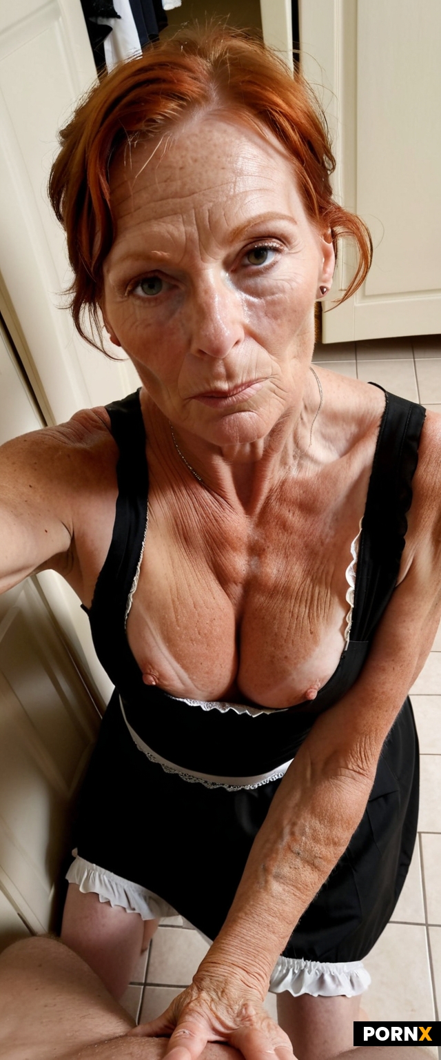 75 years old lithuanian busty ginger woman