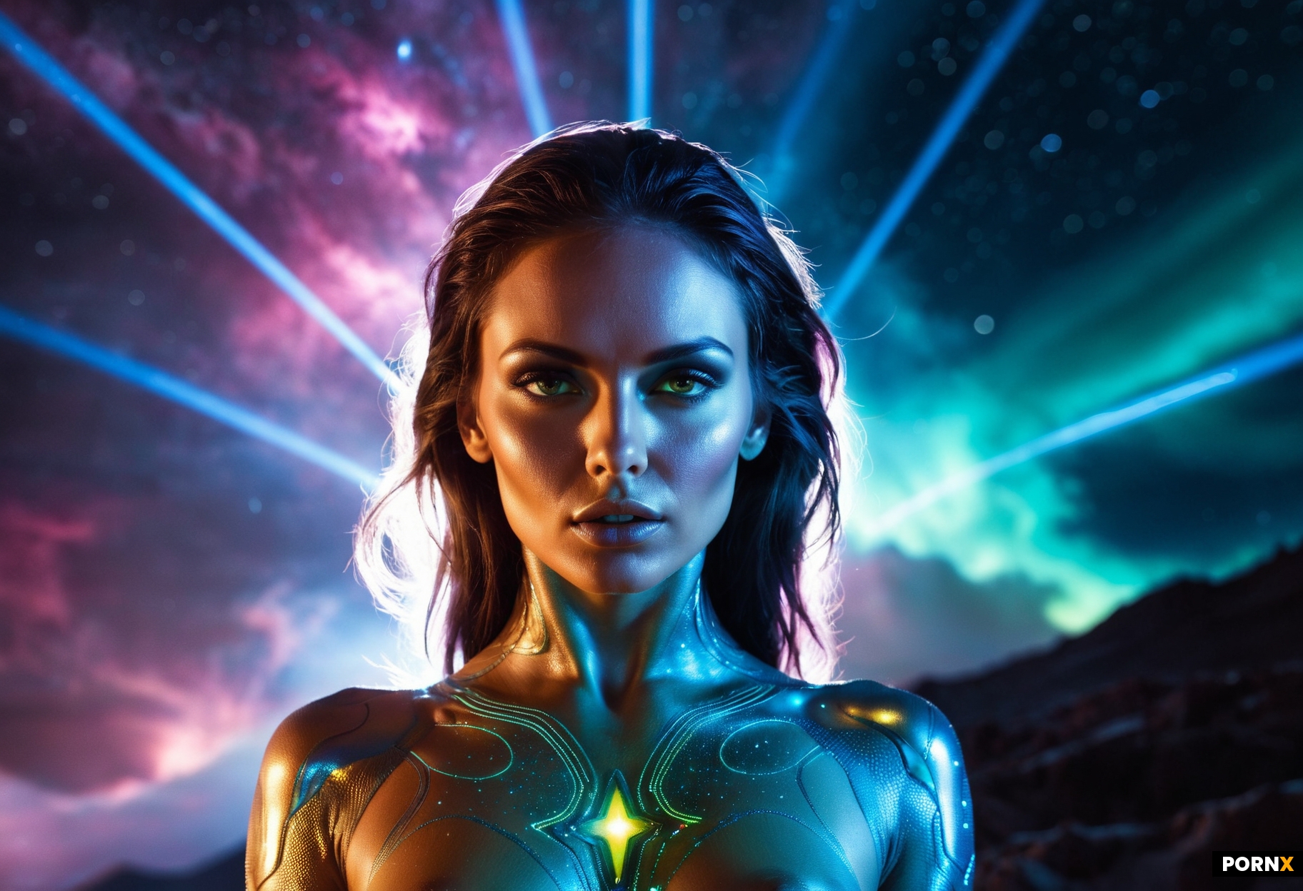 Erotic sexy cosmic entity