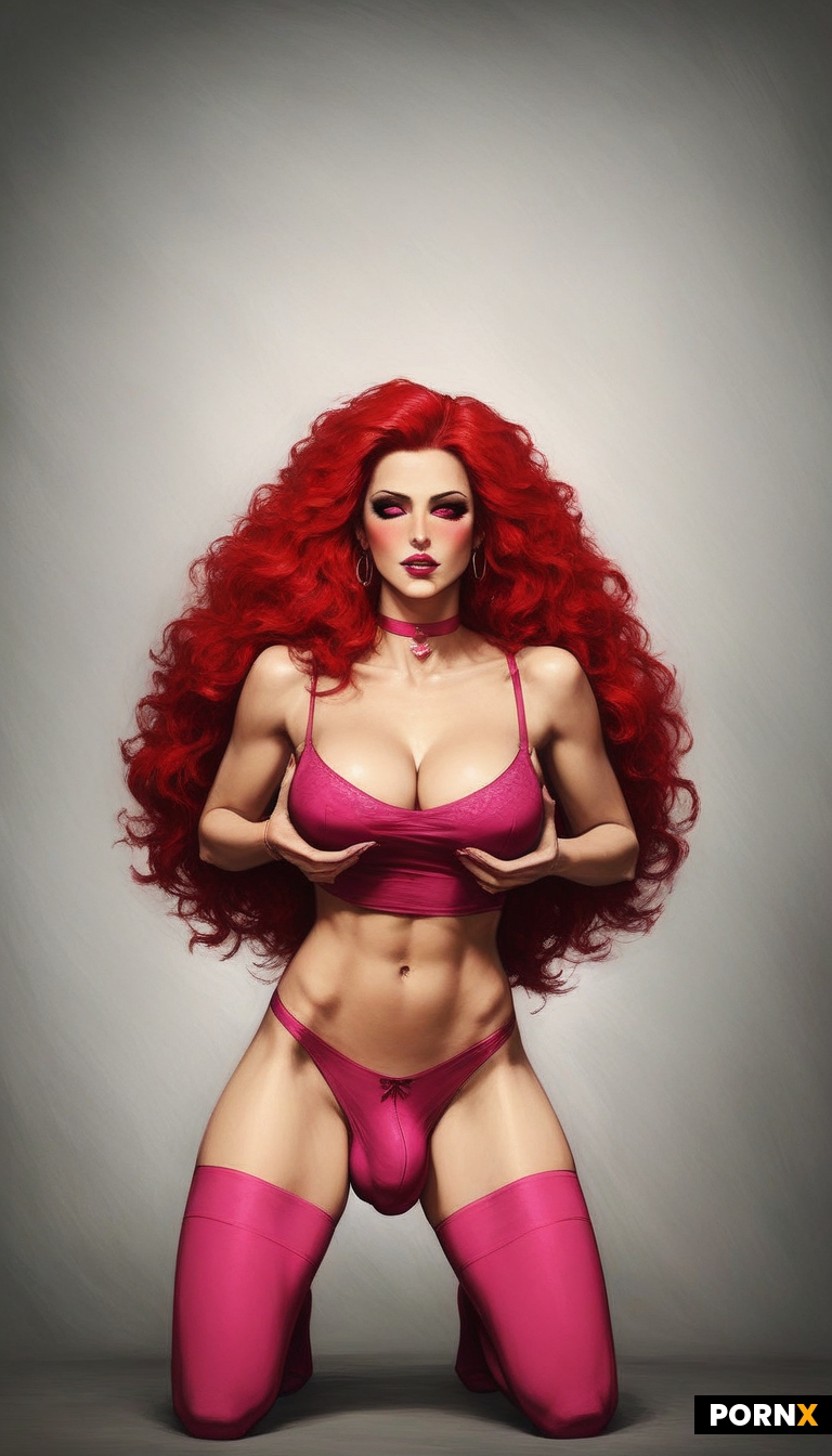 long red pigtails