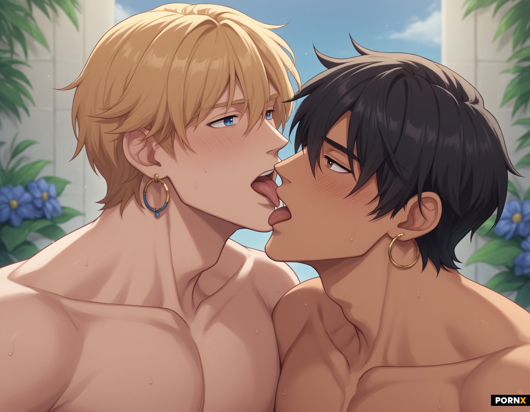 two men