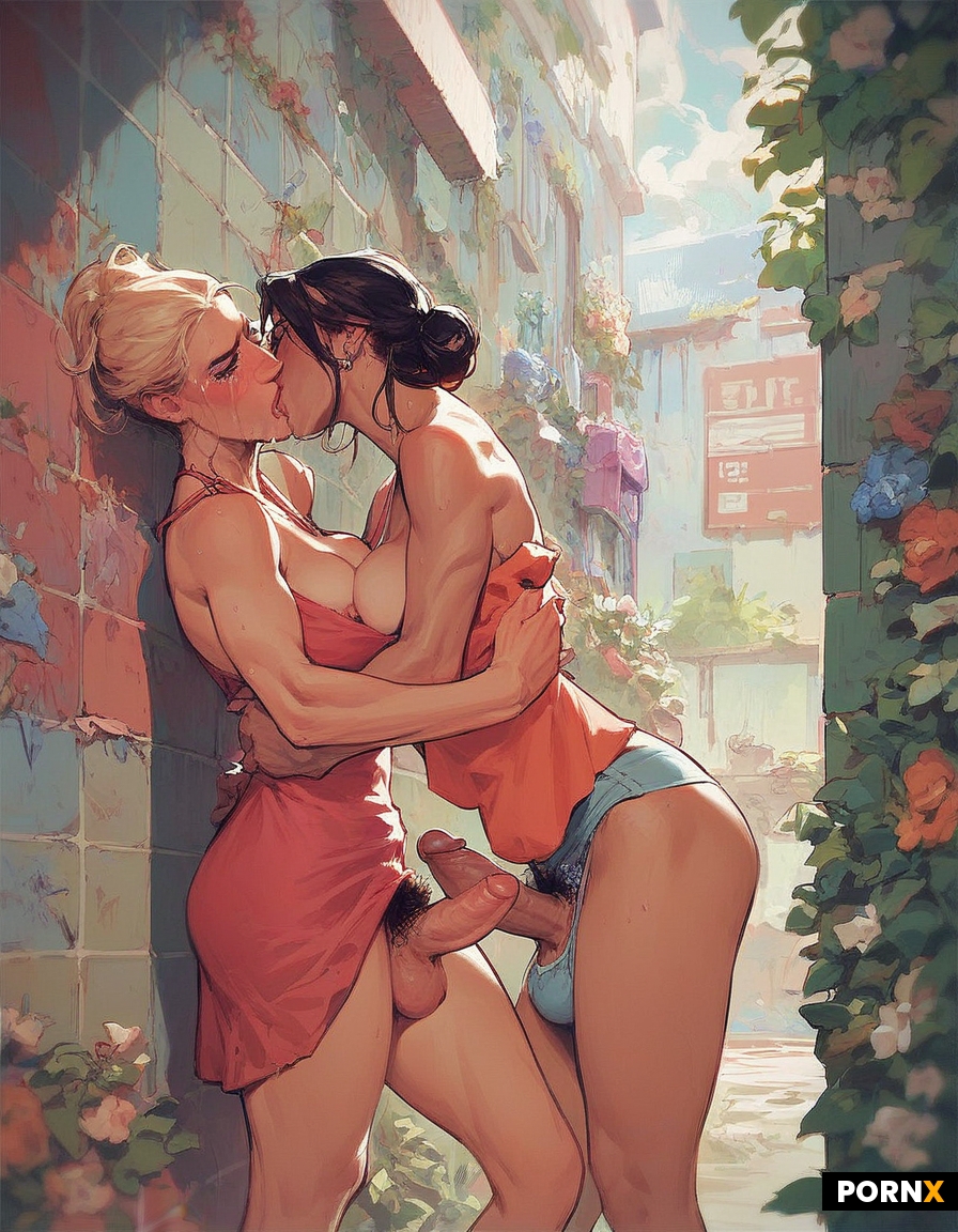 futa kissing futa in secret