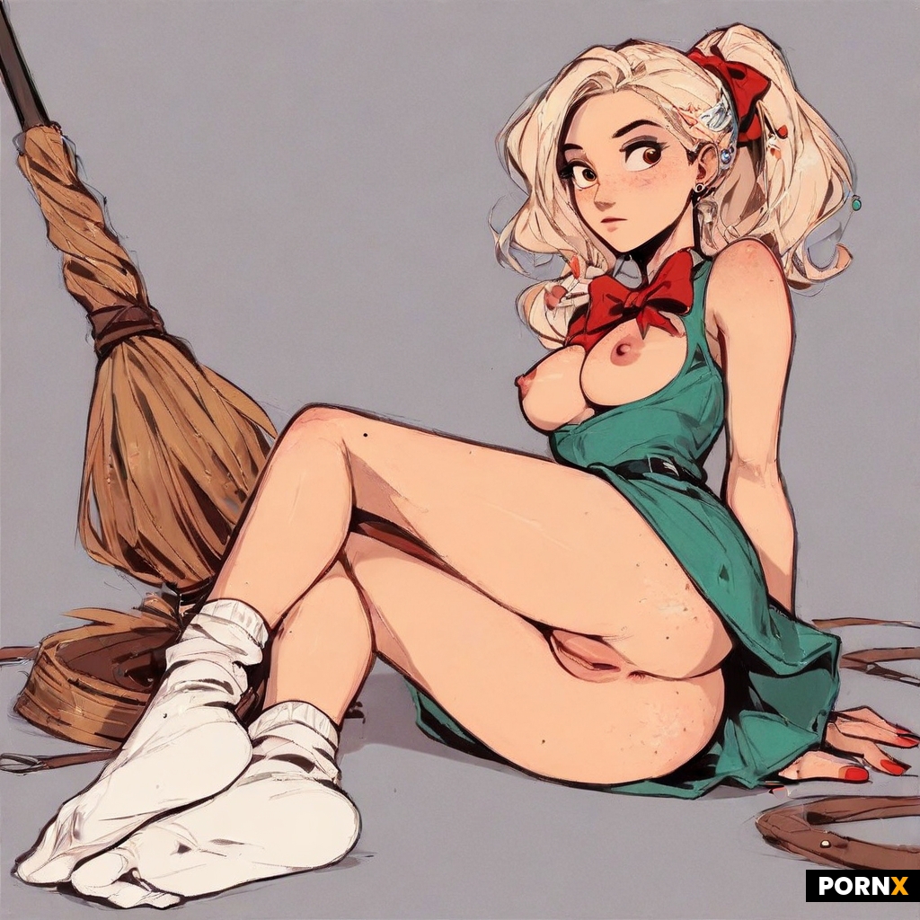 Womanblond hair