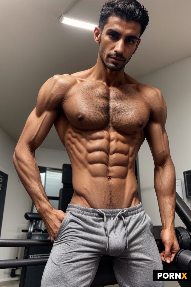 arab man have a  big hard cock