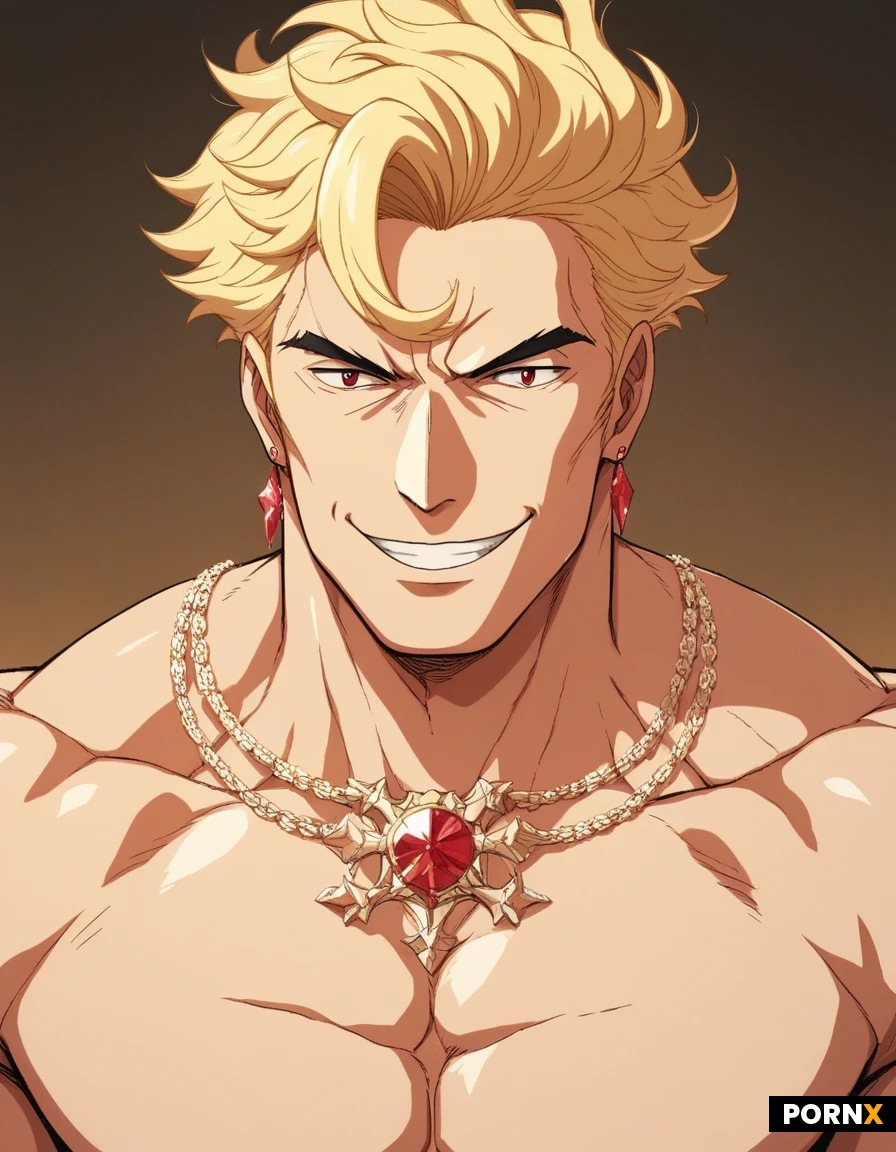 Goddess. Buff. Beefy steroid muscle. Anime. Thick. Lats. Smile. Glamour feminine