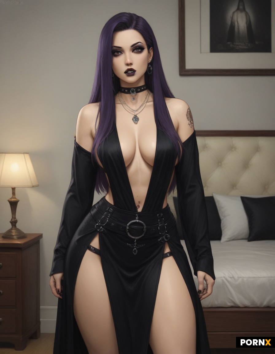 30 year old goth slut in a elegant outfit