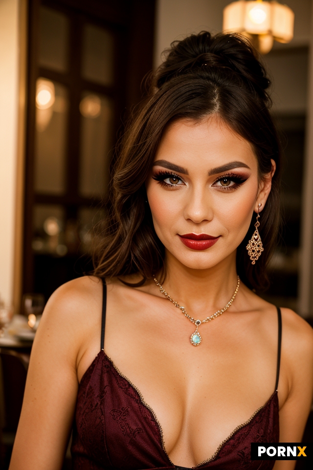 30 yo novegian beauty dressed for diner date