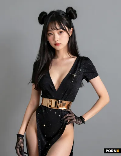 The main subject is a woman with medium-length