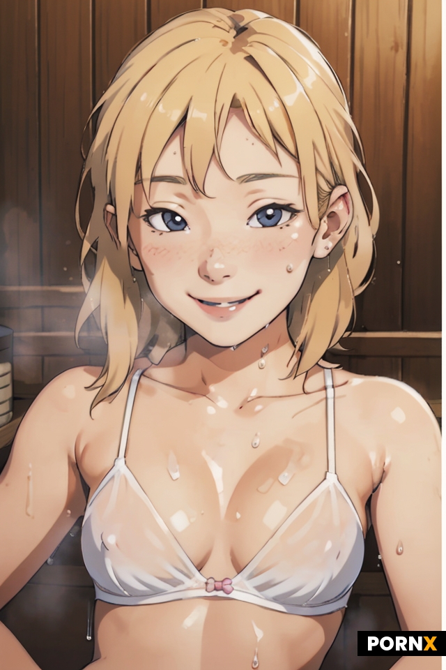 Two smiles sweaty womans relax
