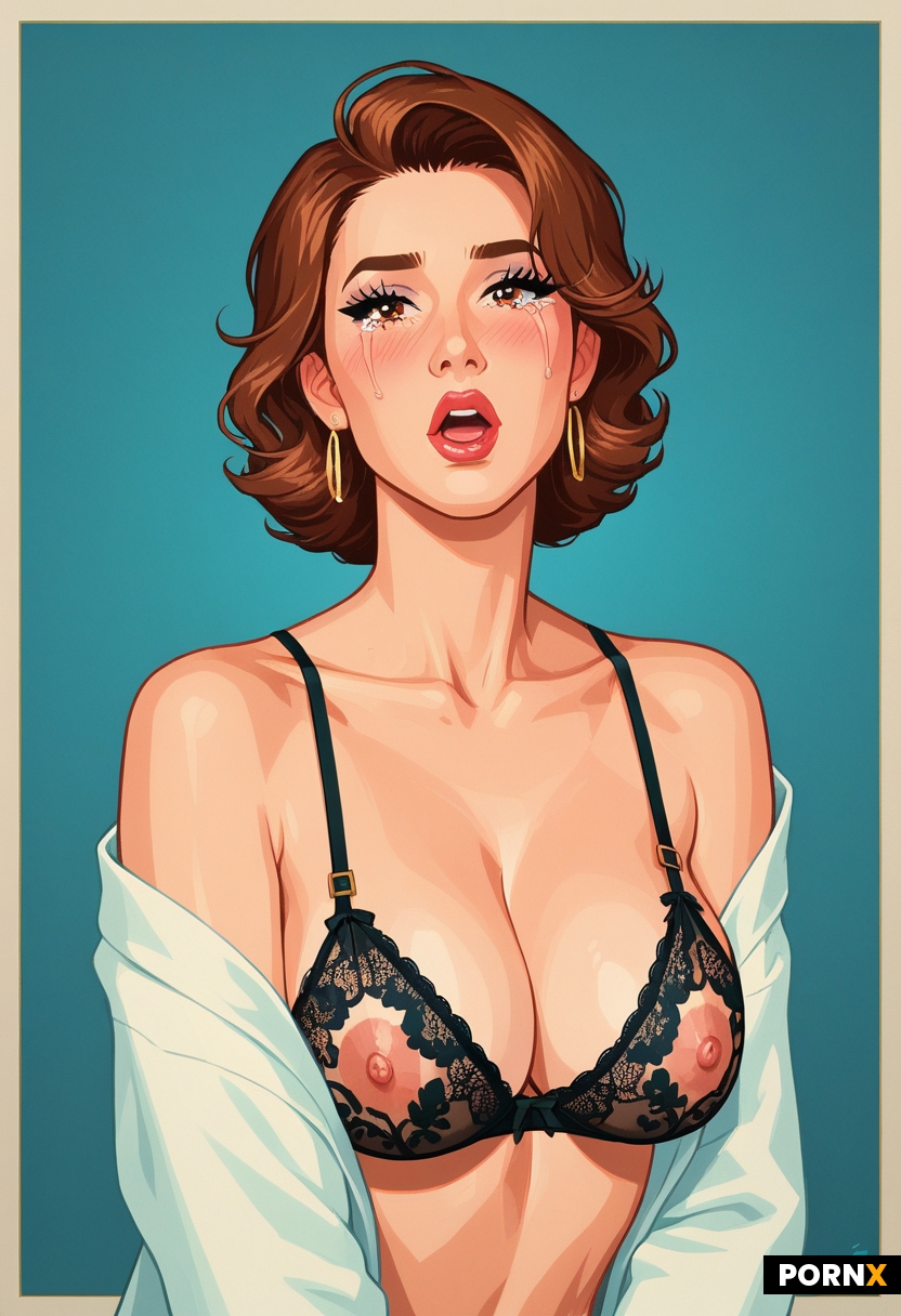 A beautiful woman with an oval and well-balanced face