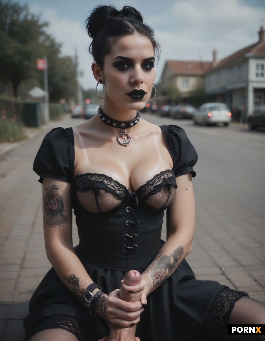 british goth babe