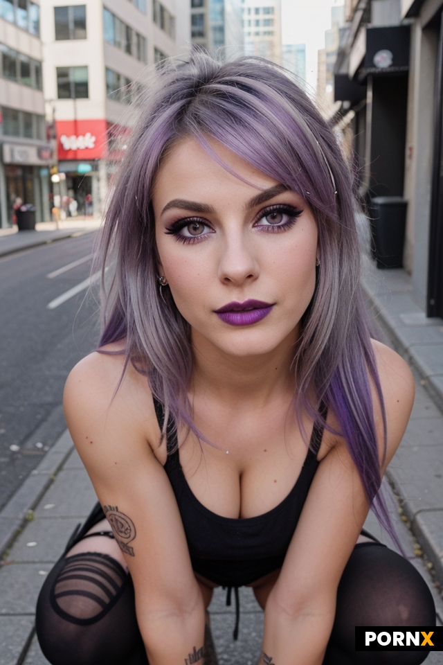 punk rocker woman