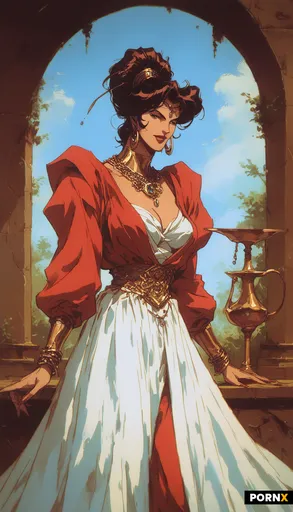 pretty female genie