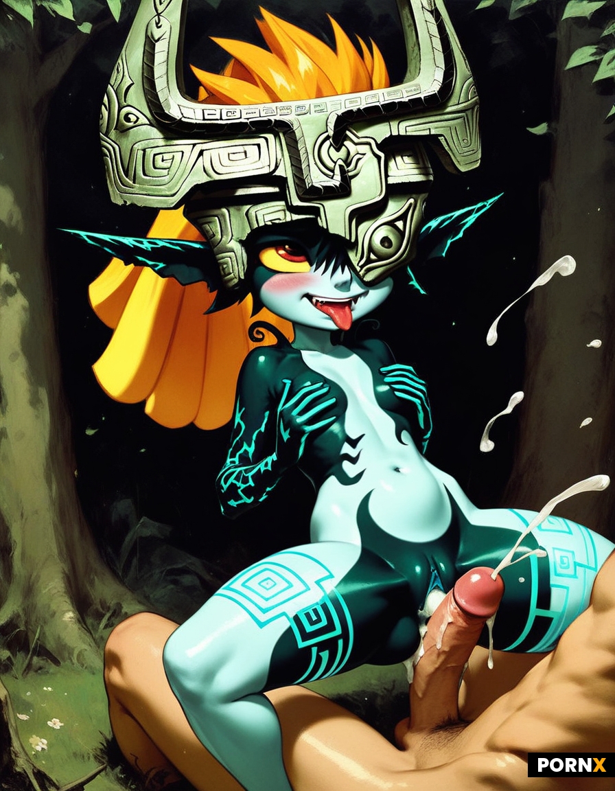 Princess Midna imp form with helmet