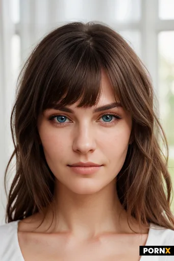 A realistic portrait of a woman in her mid-20s
