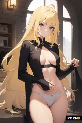 blonde female skinny