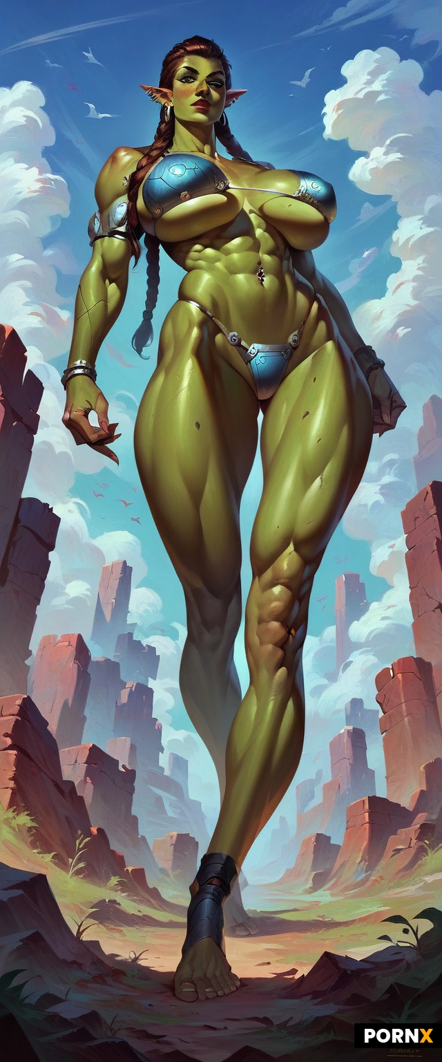 futuristic scifi fantasy orc