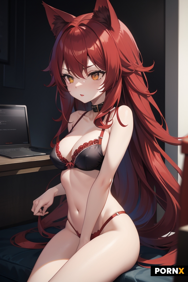 red long hair