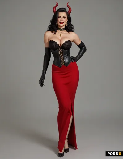 full body image of a Stunning ethnicity