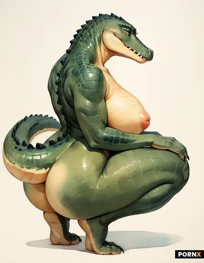 Anthro furry crocodile
