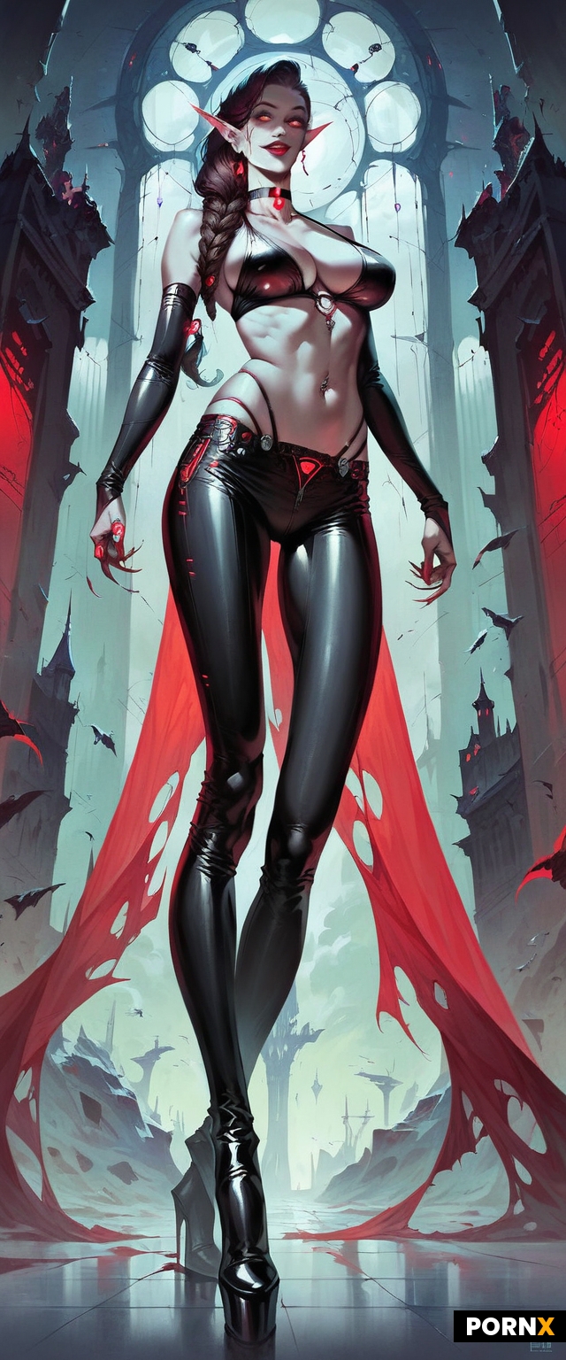 futuristic scifi fantasy vampire