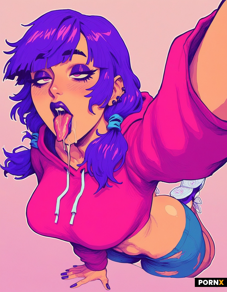 SUBJECT : Cute goth woman