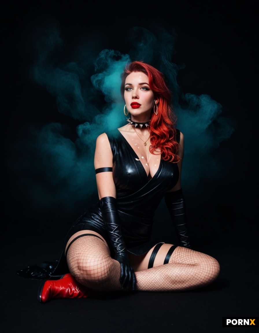 Dynamic overdramatic maniacal futuristic comic siren supervillain succubus seductress diva