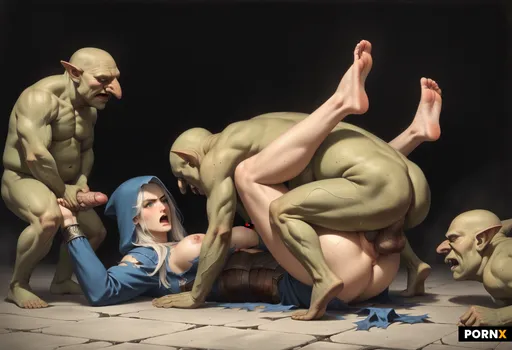goblin gangbang Detailed face