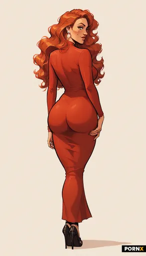 Curvy redhead girlfriend
