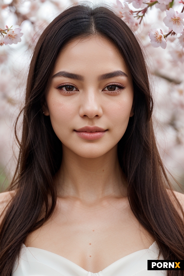Portrait of a stunningly beautiful East Asian woman