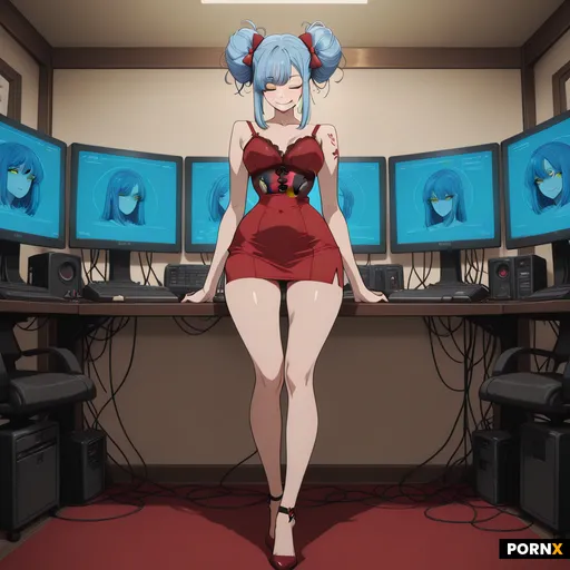 Original anime character design: a 20-year-old Japanese woman with fair skin