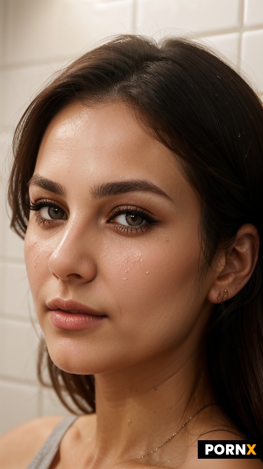 Close-up profile and three-quarter view of an adult Mediterranean or Caucasian woman's face