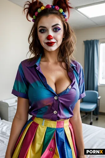 colorful Messy hair