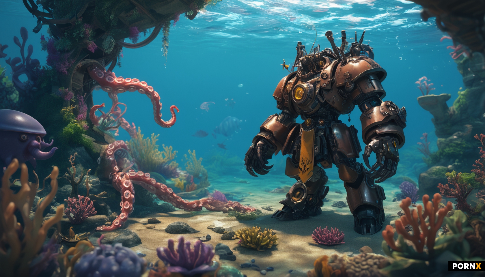 underwater water city