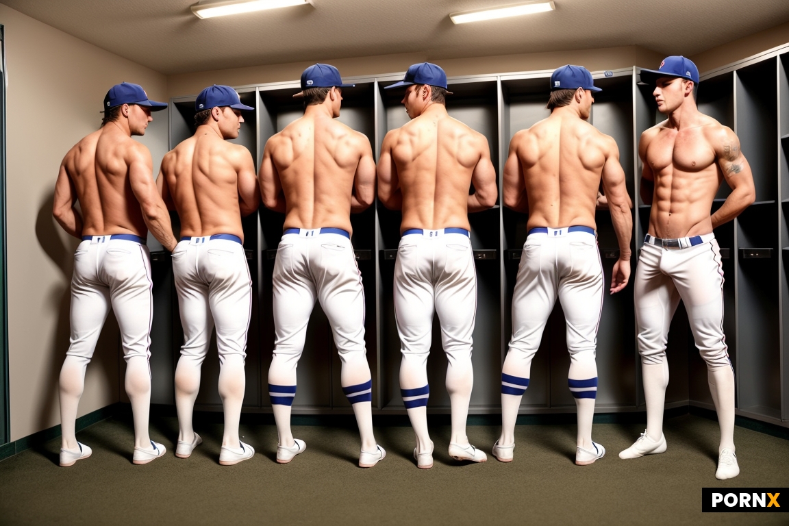 group of attractive gay men