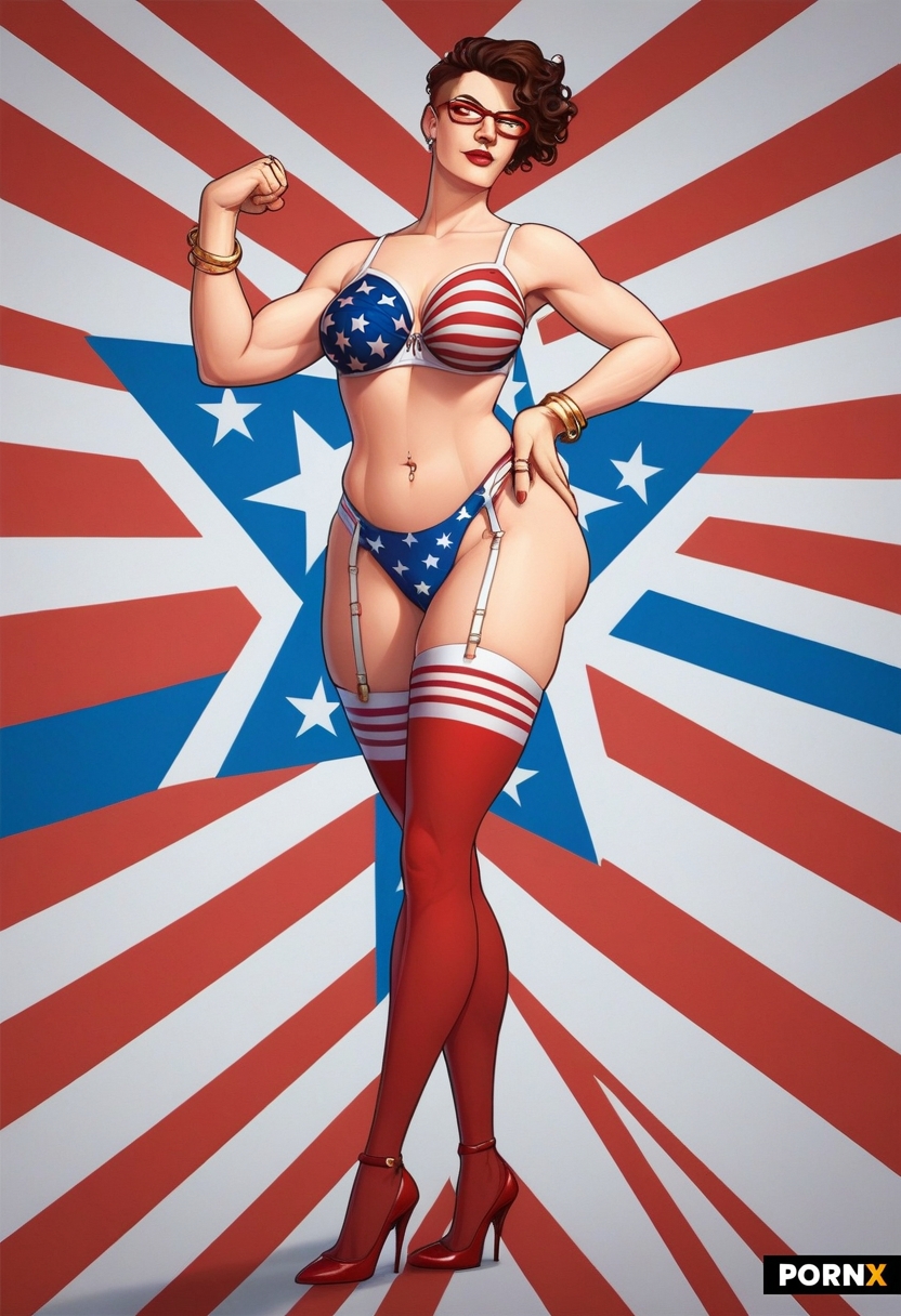 Bra flag of the United States of America