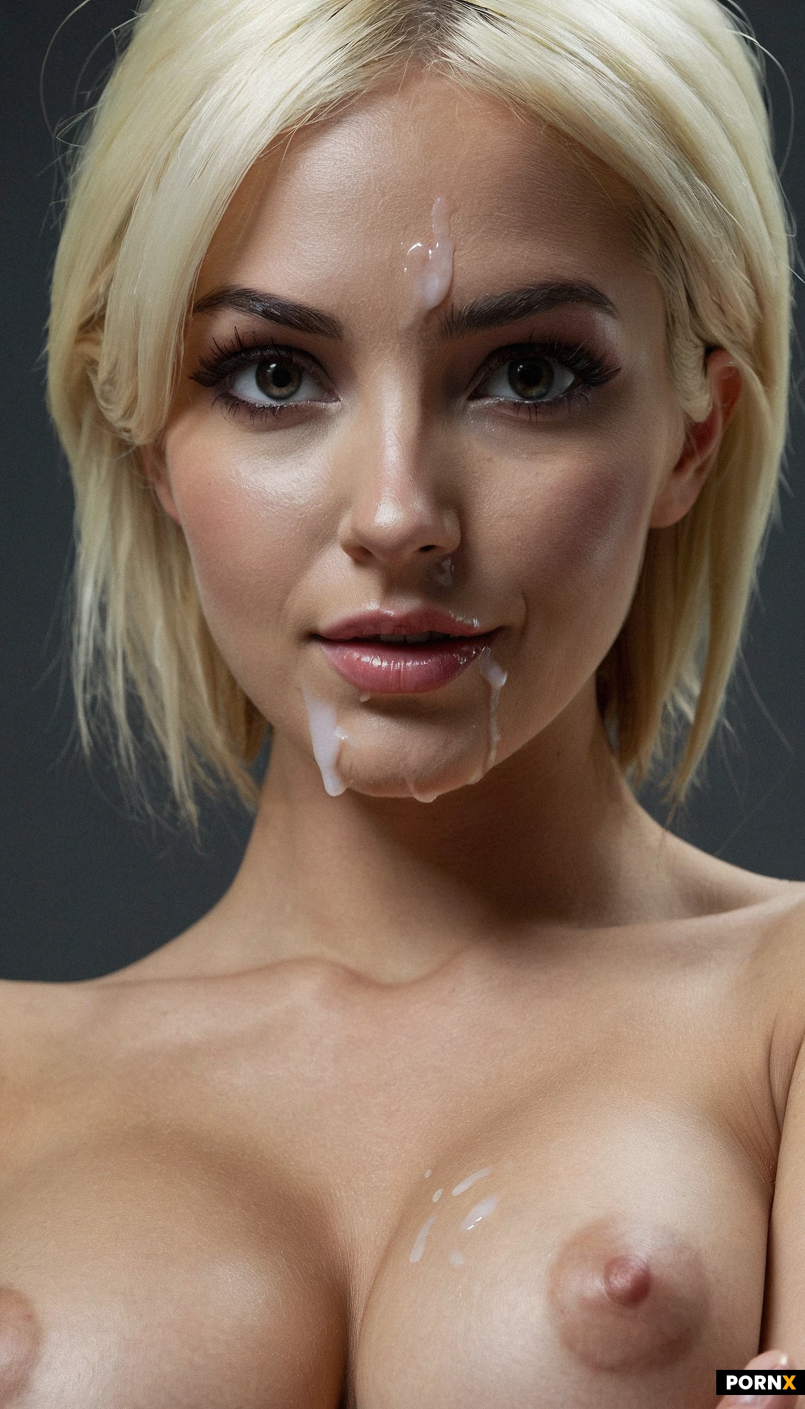 ((Close, low side:1.3)).
25yo slim ((german model)), slutty, erotic, cum everywhere:2.0, cum all over face and hair,open mourh (full of cum), light blond hair, long hair, hairbun, braided,, blue eyes:1.6, stunning, beautiful:1.6, supermodel,. Highly profesional photo in a professional photostudio. Black background. Extremely elegant and beautyfull. (Wearing a short loose dress, that shows her breast), open lehs, thigh gap, thong, (Perfect, breasts, firm natural breast, rounded breast, big large breast:1.5, navel piercing:1.3).
(((A lot of cum on her face and breasts. Cum:1.6, Cumcovered face and breasts. Cum:1.6, cum everywhere:1.9, face covered in cum, cum on face:1.3, cum in hair, cum on clothes, cum on breast, bukakke:1.9))).
((Open mouth, cum dripping out of mouth)). 2aes, cocks, ejaculating, huge cum ejaculations:1.6.
Horny, very aroused expression, cum everywhere:1.9. Cum:1.9 cum in eye, cum:1.6, bukakke:1.9.
Shy smile. body,Perfect legs,Beautiful flawless face,large expressive eyes,framed by long eyelashes,Full lips,natural huge boobs,Ultra detailed face,Ultra detailed eyes,Ultra detailed lips,Ultra detailed legs,Ultra detailed hands,Ultra detailed fingers,intricate details,Photorealism,(Realistic:1.3),8k Resolution,(Clear image:1.4),white teeth,Detailed classy make up,pink lipstick,dark eye shadow,thick eyeliner,A stunning 32k UHD image with intricate background details and sharp,high-quality focus. Ultra-realistic textures,cinematic lighting,and lifelike proportions captured with professional precision.