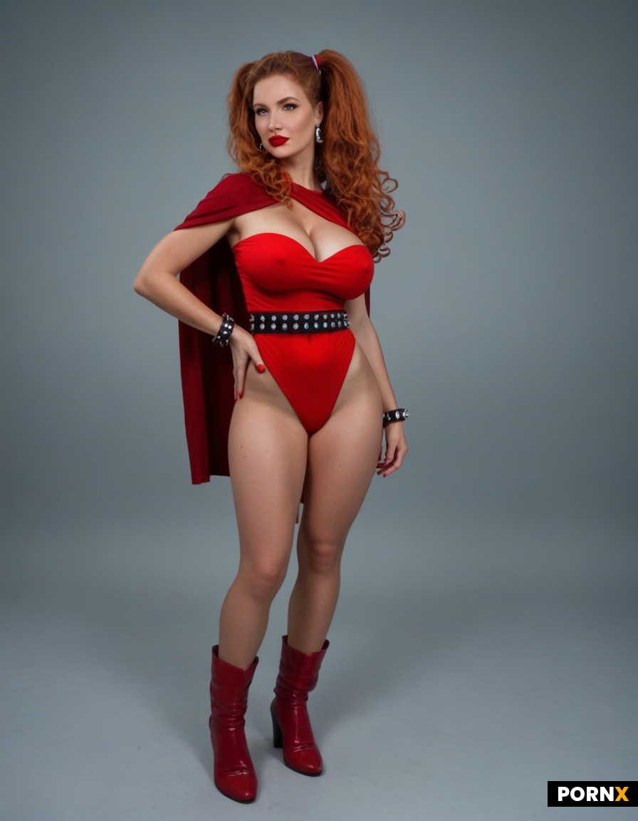 Ultimate Dynamic stylish overdramatic maniacal retro vintage comic superheroine