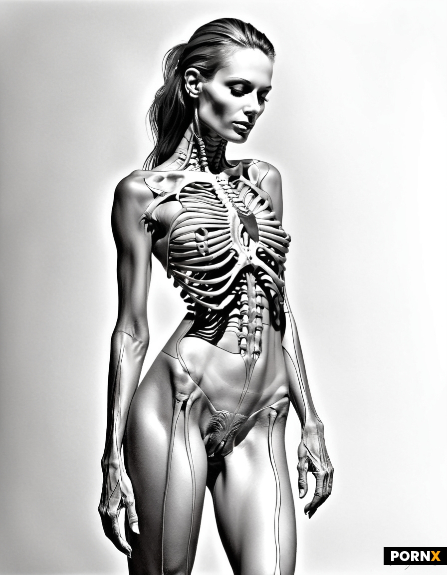 Create a classic B&W pencil drawing of a translucent female figure with a soft
