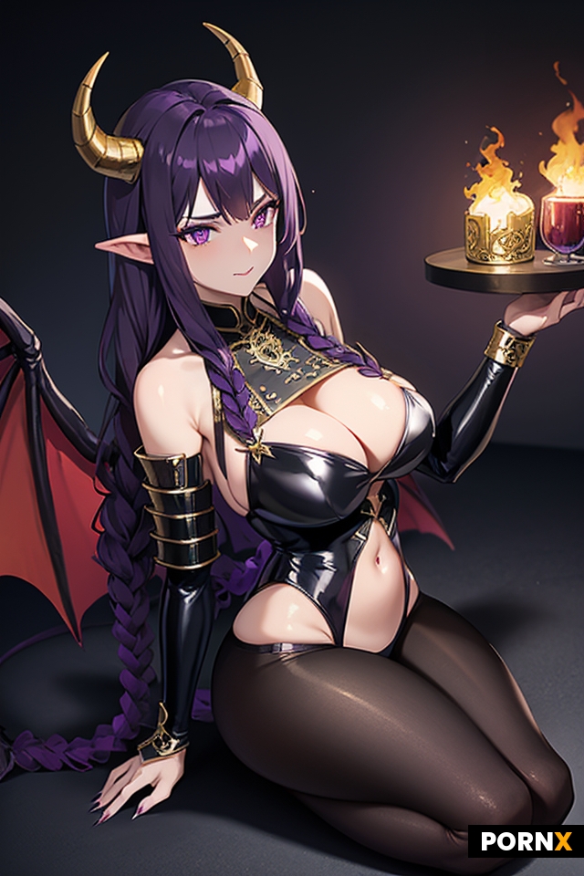 purple eyes