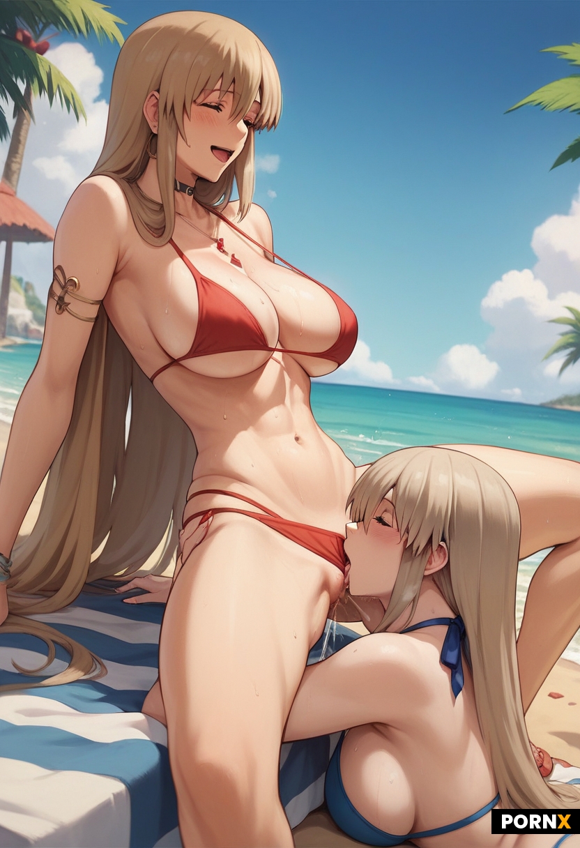 cute lesbian anime asuna girls and lesbian anime tsuki uzaki girls