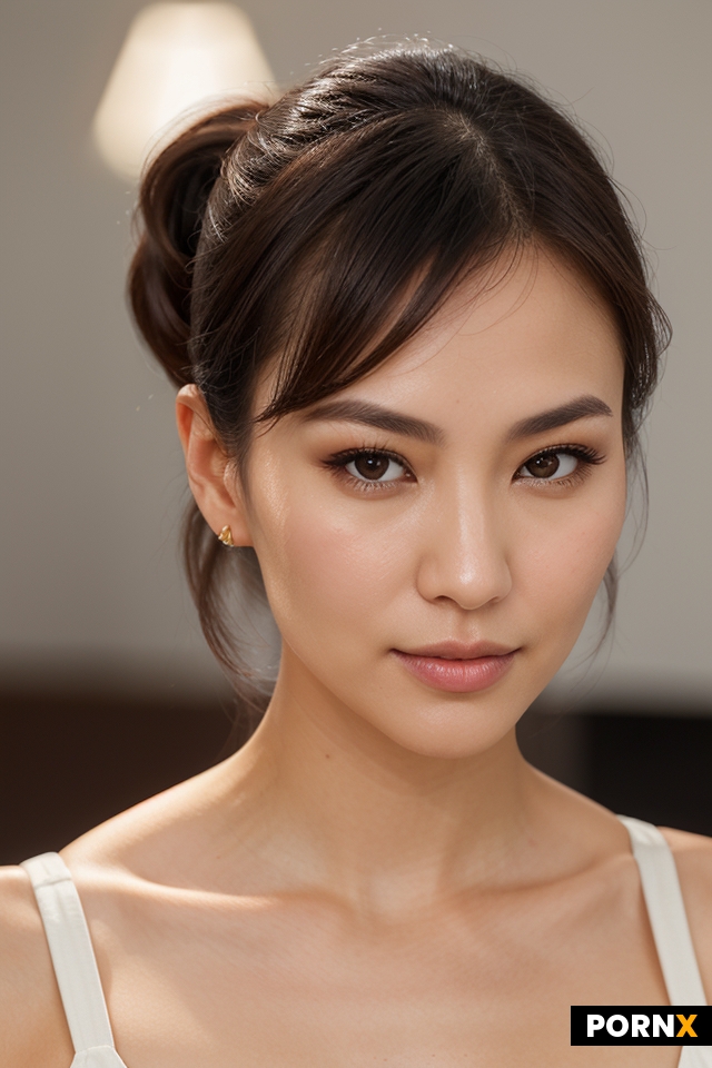 Hd Real human，sideways，Look at the camera，face close-up，30 years， chinese womon  japanese